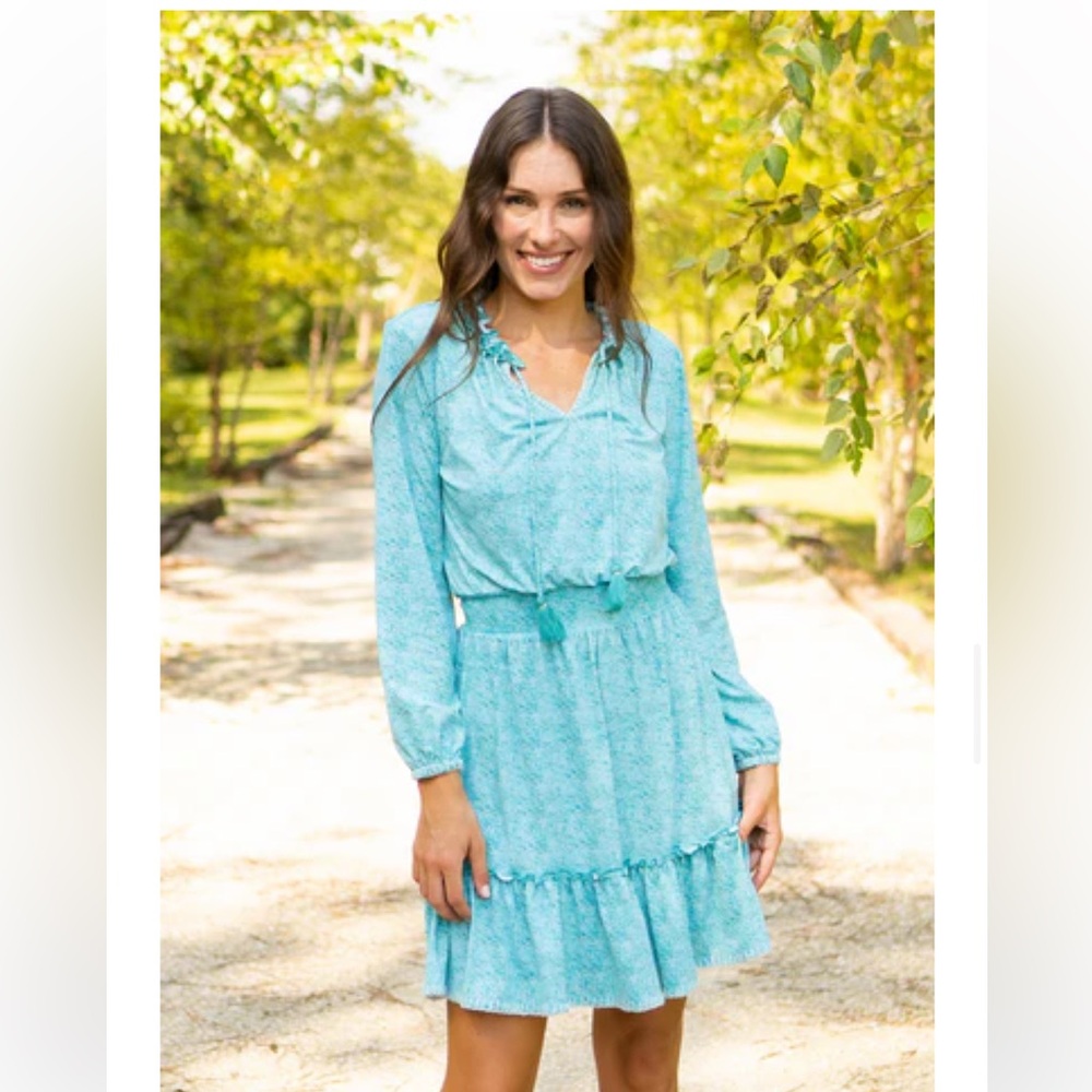 Cabana Life Buckhead Pebble Ruffle Dress Size Large